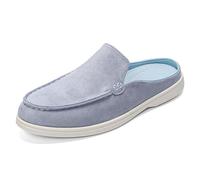 Men's Slippers Moccasin Suede Backless Slip-On Shoes Flat | Men's Suede Moccasins Loafers Slipper Penny Loafer Lightweight Classic Durable Non-Slip Rubber Sole