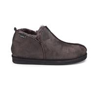 Shepherd of Sweden - Anton Sheepskin Slippers - Men - 100% Real Sheepskin - Comfort - Soft and Warm - Matte Black - 11 UK