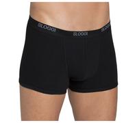 Mens Sloggi Basic Short Boxers in Black & White 2 Pack Trunk Underwear Designer