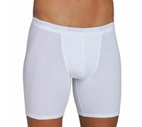 Men's Sloggi Boxer Shorts With Extended Leg In Stretch Cotton - Basic-Long