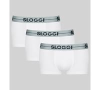 Men's Sloggi Go Hipster Briefs Pants 3 Pack 96% Cotton 10198138