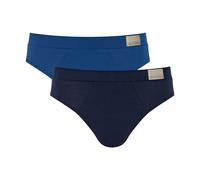 Men's Sloggi Go Natural Midi Briefs 2 Pack 95% Cotton 10214618