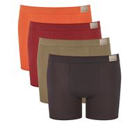 Men's Sloggi Go Natural Shorts Boxer Trunks 4 Pack 95% Cotton 10214601