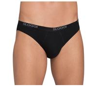 Mens Sloggi Men's Basic Mini 2 Pk Brief Pants Black White Briefs Pouch Twinpack