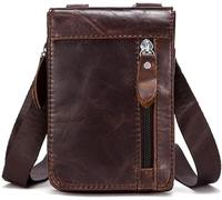 Men's Small Baotou Layer Retro Fanny Pack Shoulder Crossbody Bag A Piece(1)