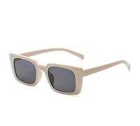 Men's Small Frame Commuter Sunglasses Outdoor Women's Vacation Driving Sun Glasses(Beige)
