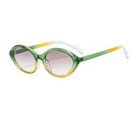 Men's Small Frame Commuter Sunglasses Women's Vacation Outdoor Decorative Sun Glasses(Yellow)