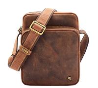 Mens Small Smart Crossbody Bag Organiser Genuine Leather Multi Pockets Riga