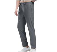 Men's Smart Trousers, Cotton Joggers Mens Insulated Trousers Men Jeans Pant for Man Sparky Boys 7-8 Years Long Leg Boxer Shorts Cuffed Cargo Pants for Work Golf Business Office (Grey,M)