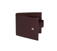 Men's Smooth Nappa Leather Bifold Wallet with RFID Blocking and Coin Purse