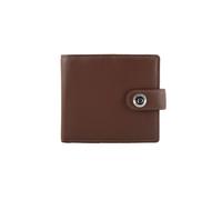 Men's Smooth Nappa Leather Bifold Wallet with RFID Blocking and Coin Purse - English Tan/Olive / One