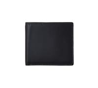 Men's Smooth Nappa Leather Bifold Wallet with RFID Blocking - Black/Slate / One