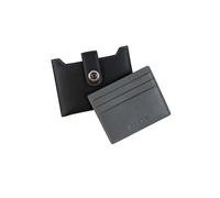 Dents Mens Eden Security Card Holder - Black/Slate
