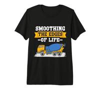 Mens Smoothing the Edges of Life Concrete Finisher Premium T-Shirt