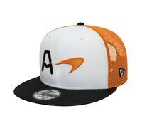 (White, Medium - Large) Arrow McLaren Indy Car New Era 9Fifty Essentials White Snapback Team Cap