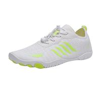 Men's Sneakers Fashion Summer Water Shoes Quick Drying Swimming Diving Hiking Tracing Comfortable Elastic Band Lightweight Breathable Outdoor Sports Footwear (White, 9)