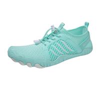 Men's Sneakers Fashionable Sports Shoes Quick Drying Breathable Comfortable Couple Style Flat Bottomed River Tracing Lightweight Design (Light Blue, 5)