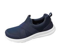 Mens Sneakers Mens Sneakers 10.5 Lightweight Breathable Comfortable Walking Shoes Wide Breathable Walking Shoes Lightweight Casual for Outdoor Sports Jogging Fashion Dress Business Casual Dark Blue