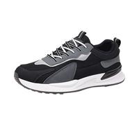 Mens Sneakers Mesh Slip on Trainers Wide Fit Orthopedic Running Shoes for Men Summer Breathable Arch Support Sneakers Trainers Lightweight Walking Shoes Tennis olf Footwear (a-Black, 8)