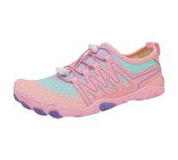 Men's Sneakers Purpose Swimming Walking Shoes Lightweight Soft Sole Comfortable Couples Wading Footwear for Beach Pool Outdoor Activities (5.5) Pink