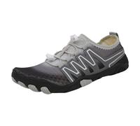 Men's Sneakers Purpose Swimming Walking Shoes Lightweight Soft Sole Comfortable Couples Wading Footwear for Beach Pool Outdoor Activities (Dark Gray, 8)