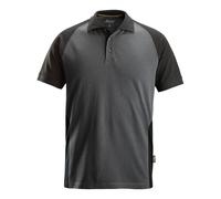 Snickers 2750 Two-Coloured Polo Shirt Steel Grey/Black XL Colour: Stee XL