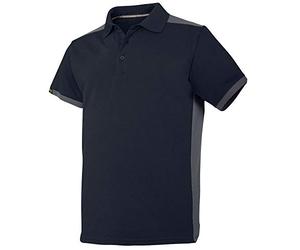 Men's Snickers Workwear Plain Short Sleeve AW Polo Shirt Combo 2715 Navy 2715 XS