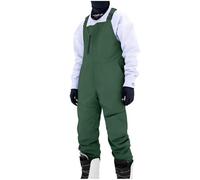 Men's Snow Bibs Ski Trousers Snowproof Overalls Jumpsuit Waterproof Windproof Breathable Insulated Warm Ski Romper Winter Skiing Snowboarding Sports Pants with Zipped Pockets