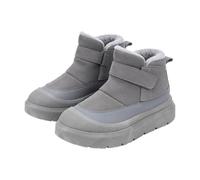 Men's Snow Boots Suede High Top Winter Boots with Fleece Lining | Elastic Side Panels, Protective Rubber Toe Cap, Waterproof Finish, Slip Resistant Chunky Sole, Lightweight For Daily Wear