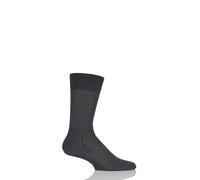 Mens Socks FALKE Milano 100% Fil d'Ecosse Cotton Rib Many Colours/Sizes - 1 Pair