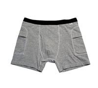 Men's Soft Hip Shorts Elderly Fall Injury ion Help Gray, Hip ion Pants with HIPS Combined System, Snowboard ors Underpants for Elderly Men, M: 29.133.1inch - L