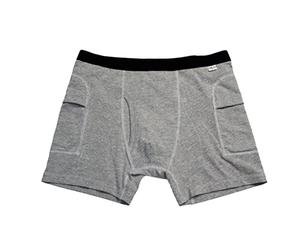 Men's Soft Hip Shorts Elderly Fall Injury ion Help Gray, Hip ion Pants with HIPS Combined System, Snowboard ors Underpants for Elderly Men, M: 29.133.1inch - L