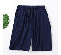 Men's Soft Modal Sleep Shorts Plus Size Casual Five Points for Everyday Use (8XL Blue)