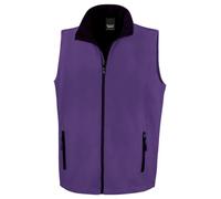 Mens Soft Shell Bodywarmer Gilet Fleece Inner Showerproof Outdoor Vest Jacket