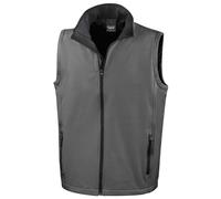 Mens Soft Shell Bodywarmer Gilet Fleece Inner Showerproof Outdoor Vest Jacket
