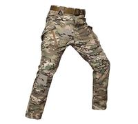 Men's Soft Shell Tactical Trousers Warm Fleece Lining Ski Trouser Water Repellent Cargo PantsMen Softshell Thick Fleece Pants Winter Tactical Pants Camouflage Hunt Cargo Pant Warm Waterproof Combat Tr