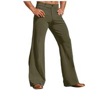 Mens Soft Warm Corduroy Trousers Men Flared Trouser Casual Jogger Relaxed Fit Stretch Cargo Pant Wrinkle-Resistant Pants Pocket Plain Comfort Business Daily Holiday Fashion Modern Pant Long Trousers