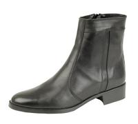 Mens Softie Leather side zip Ankle Boots Black size 12 UK