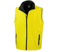 Mens Softshell Bodywarmer Showerproof Zip Pockets Windproof Jacket Gillet Result