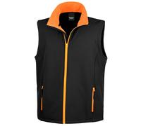 Mens Softshell Bodywarmer Showerproof Zip Pockets Windproof Jacket Gillet Result