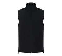 Mens Softshell Gilet Jacket Workwear Full Zip Vest Work Wear Uniform 2-Layer Top