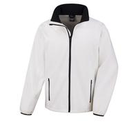 Mens Softshell Jacket Fleece Lined Zip Up Waterproof Windproof Soft Shell S-4XL