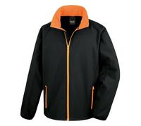 Mens Softshell Jacket Fleece Lined Zip Up Waterproof Windproof Soft Shell S-4XL