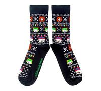Mens South Park Character Christmas Fairisle Socks One Pair Multicoloured 6-10 UK / 39-44 Eur / 7-11 US