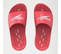 Speedo Mens Slides Federation Red/White 8