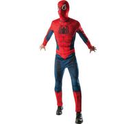 Mens Spider-Man Costume Marvel Avengers Superhero Adult Fancy Dress Party Outfit