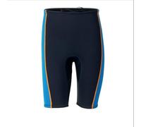 Men's Split 1.5mm Wetsuit Short Sleeve Neoprene Jacket Anti-cold Surfing Diving Pants Black Short for Surfing, Kayaking, Diving(Blue pants,XXXL)