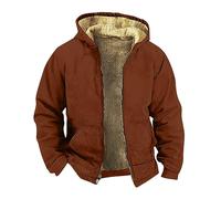 Men's Sport Coats & Blazers Pink Hoodie Shirt Jacket Full Metal Jacket Flannel Jacket Quarter Zip Sweater Men Winter Coats Zip Up Hoodies for Men Jackets for Men Women's Winter Coat(1-Ginger,4X-Large)