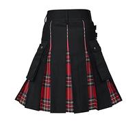 Men's Sport Utility Kilt Men's Wedding Utility Kilts Men's Skirt Vintage Tartan Kilt Scotland Tartan Utility Kilt Traditional Highland Tartan Dress Red