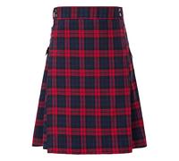 Men's Sport Utility Kilt Men's Wedding Utility Scottish Kilt Scottish Kilts Mens Cotton Kilts Vintage Skirt Scotland Company Premium Tartan Traditional Highland Skirts Outfit for Party Red